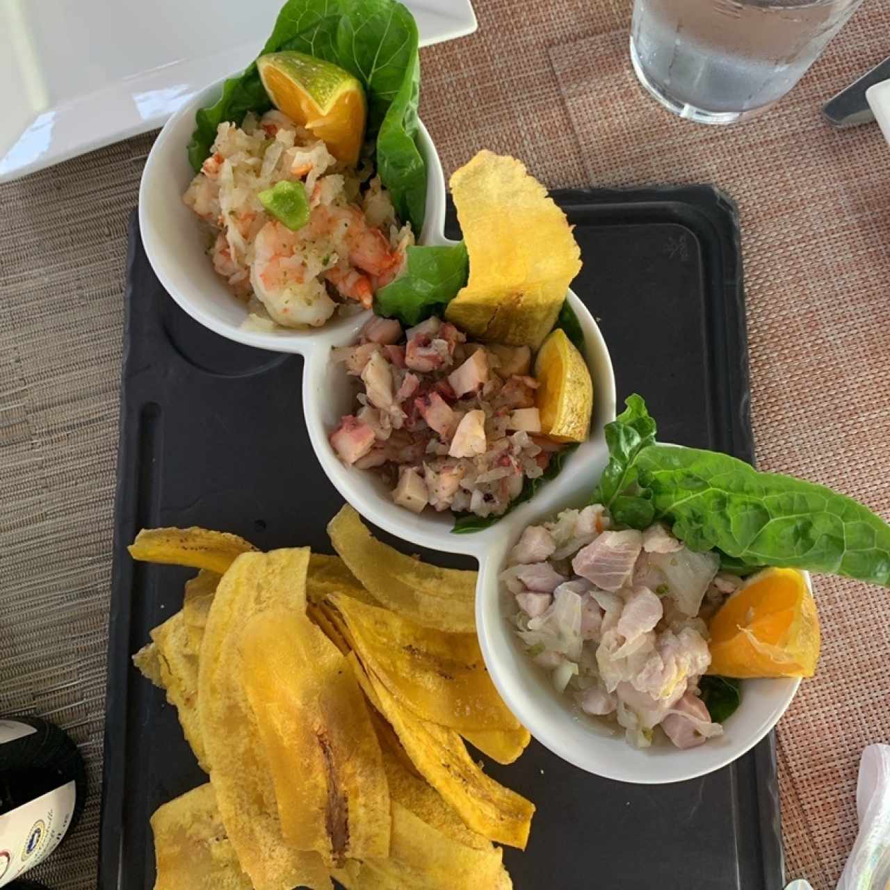 Trio de ceviche