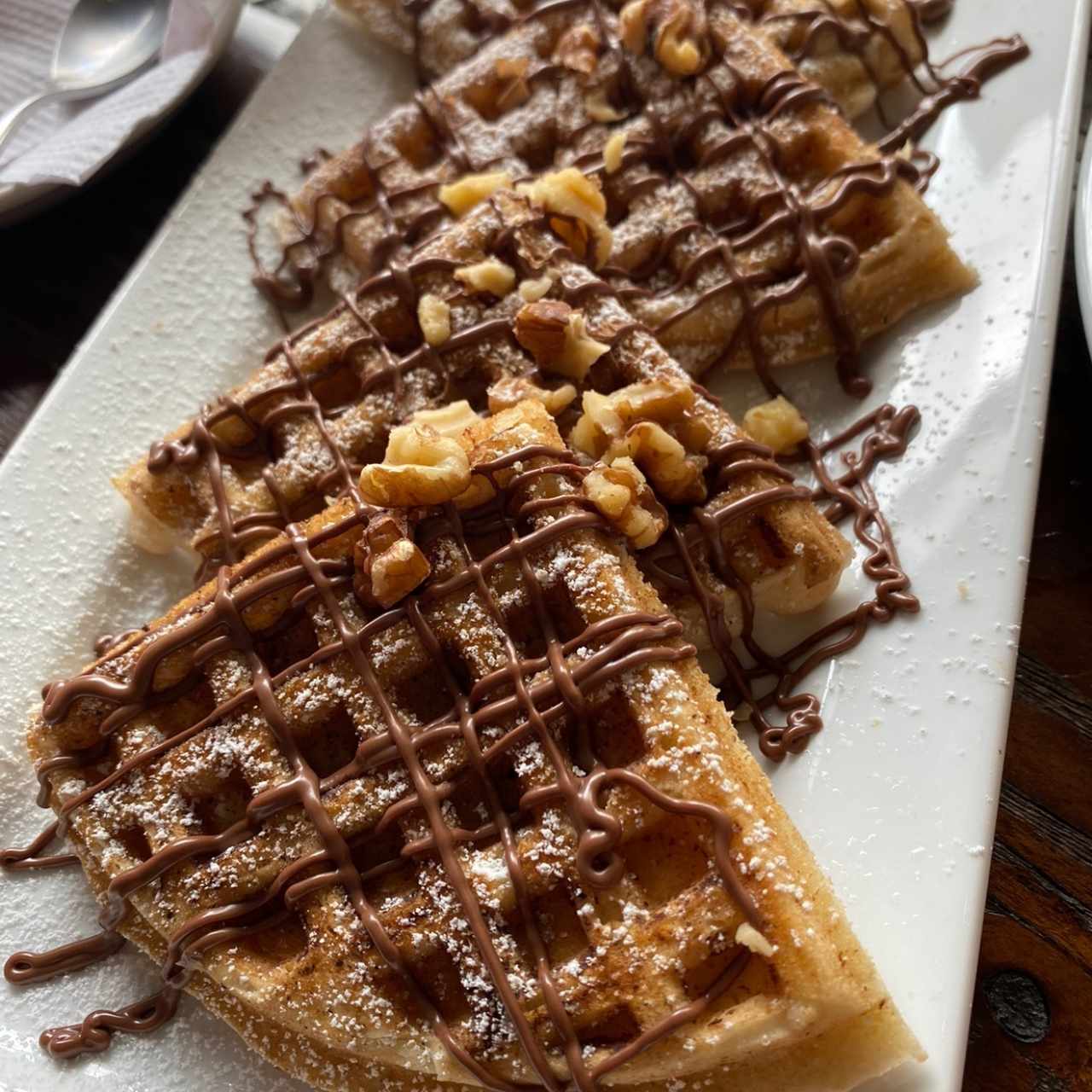 Waffles de Nutela