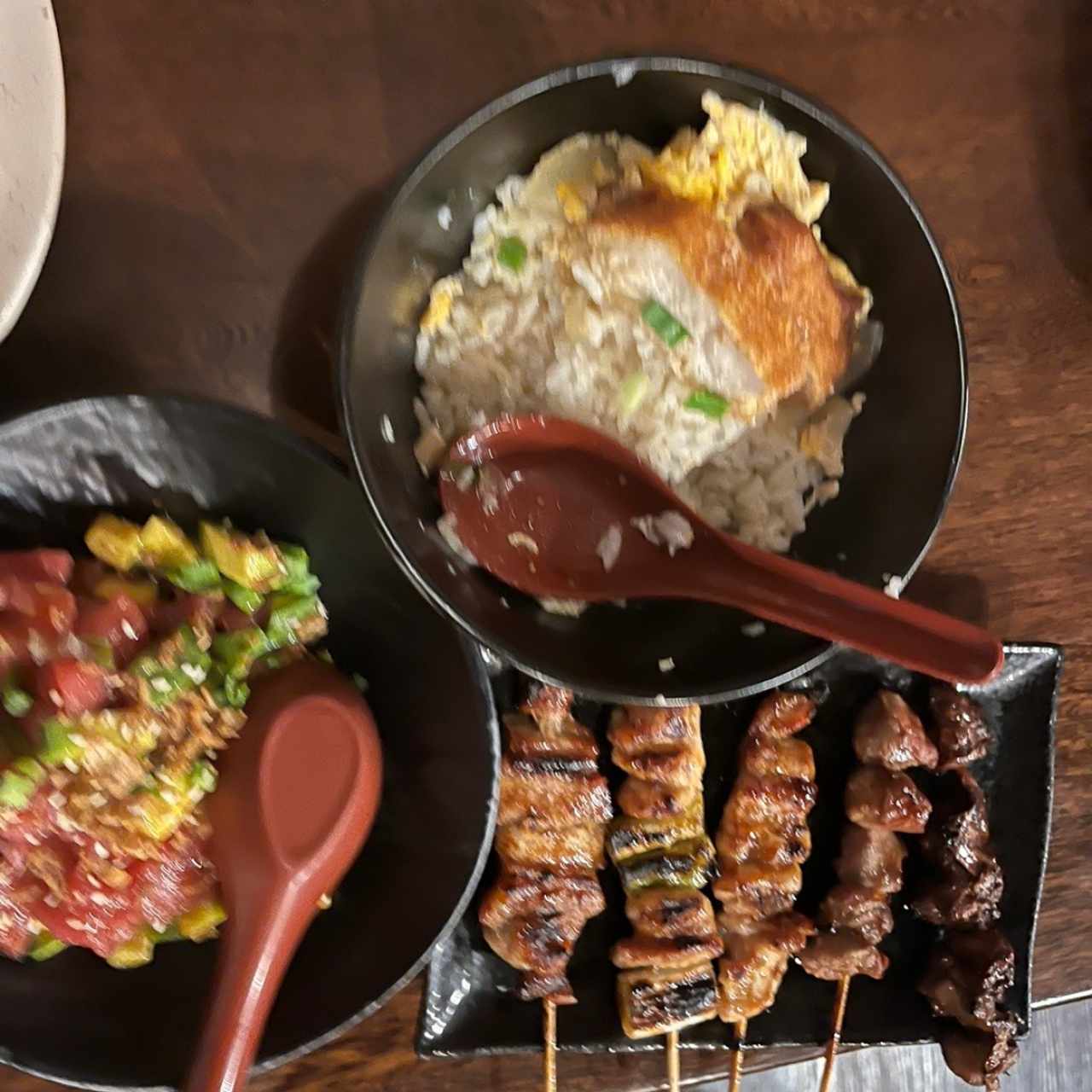 Yakitori, Poke de Atun y Tori Katsudoki