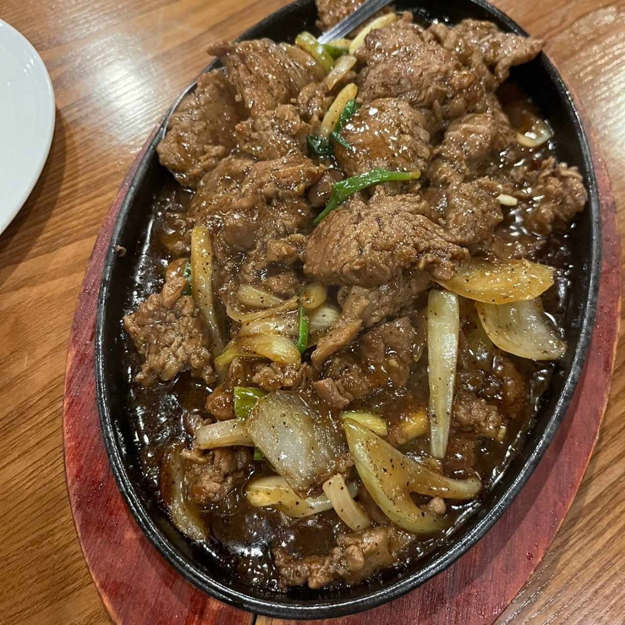 Iron Plate Pepper Beef Fillet