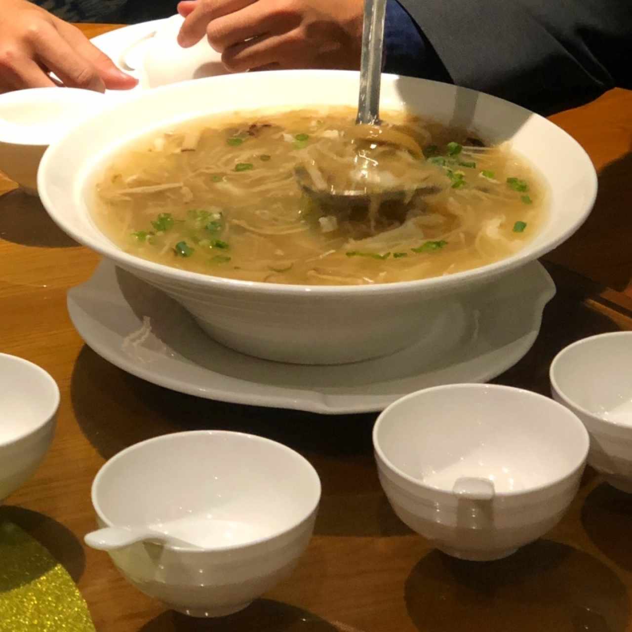 Dried Scallop & Mushroom Soup