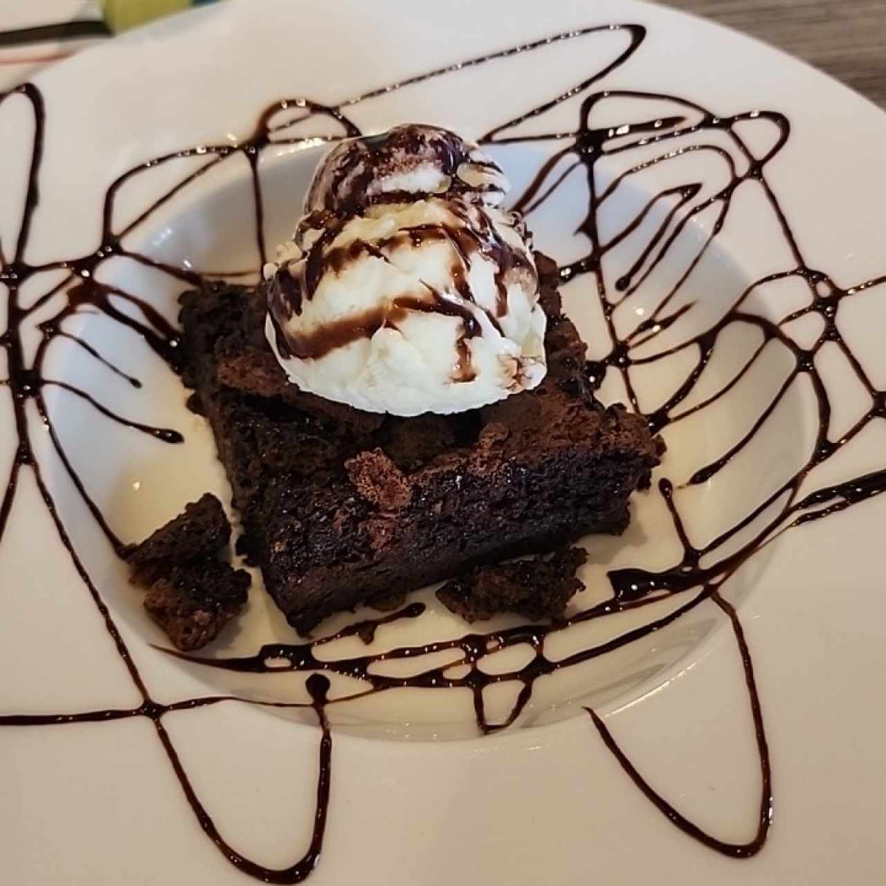 Postres - Brownie con Helado