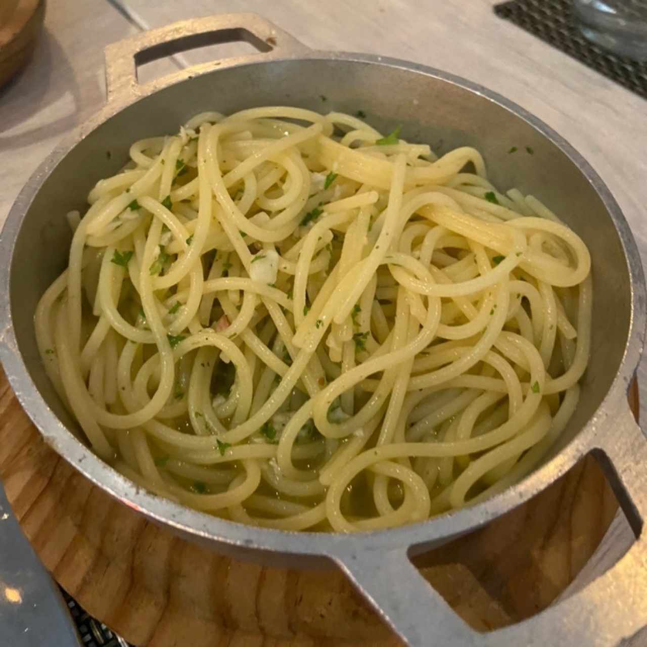 pasta al oleo