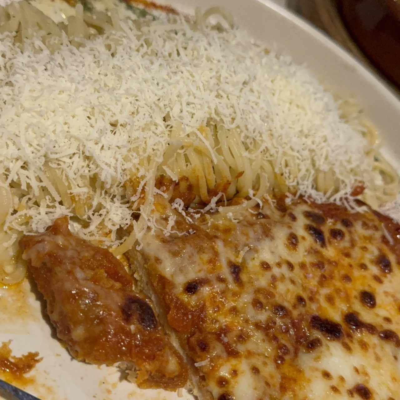 Milanesa de Pollo a la Parmesana
