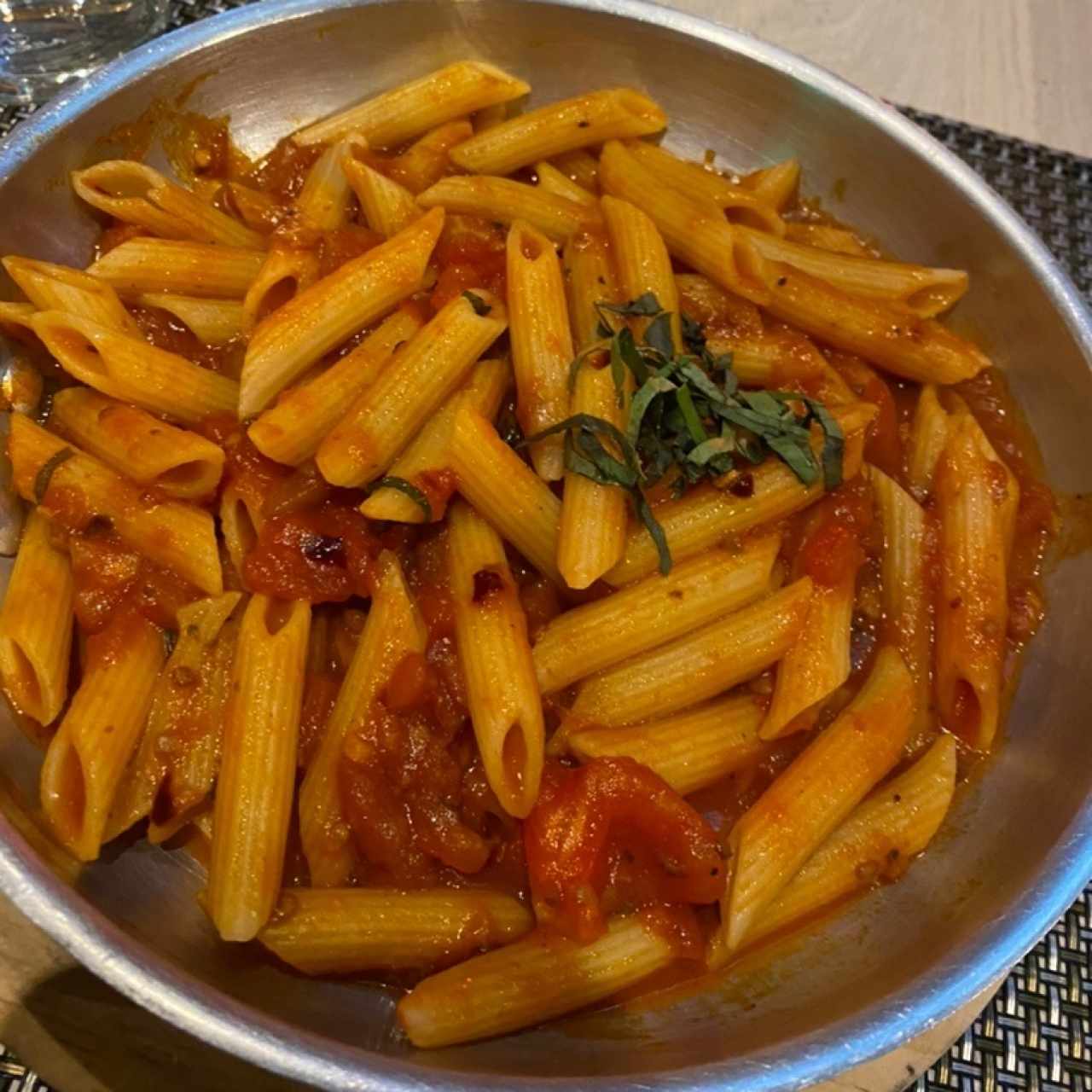 Penne arrabiata 