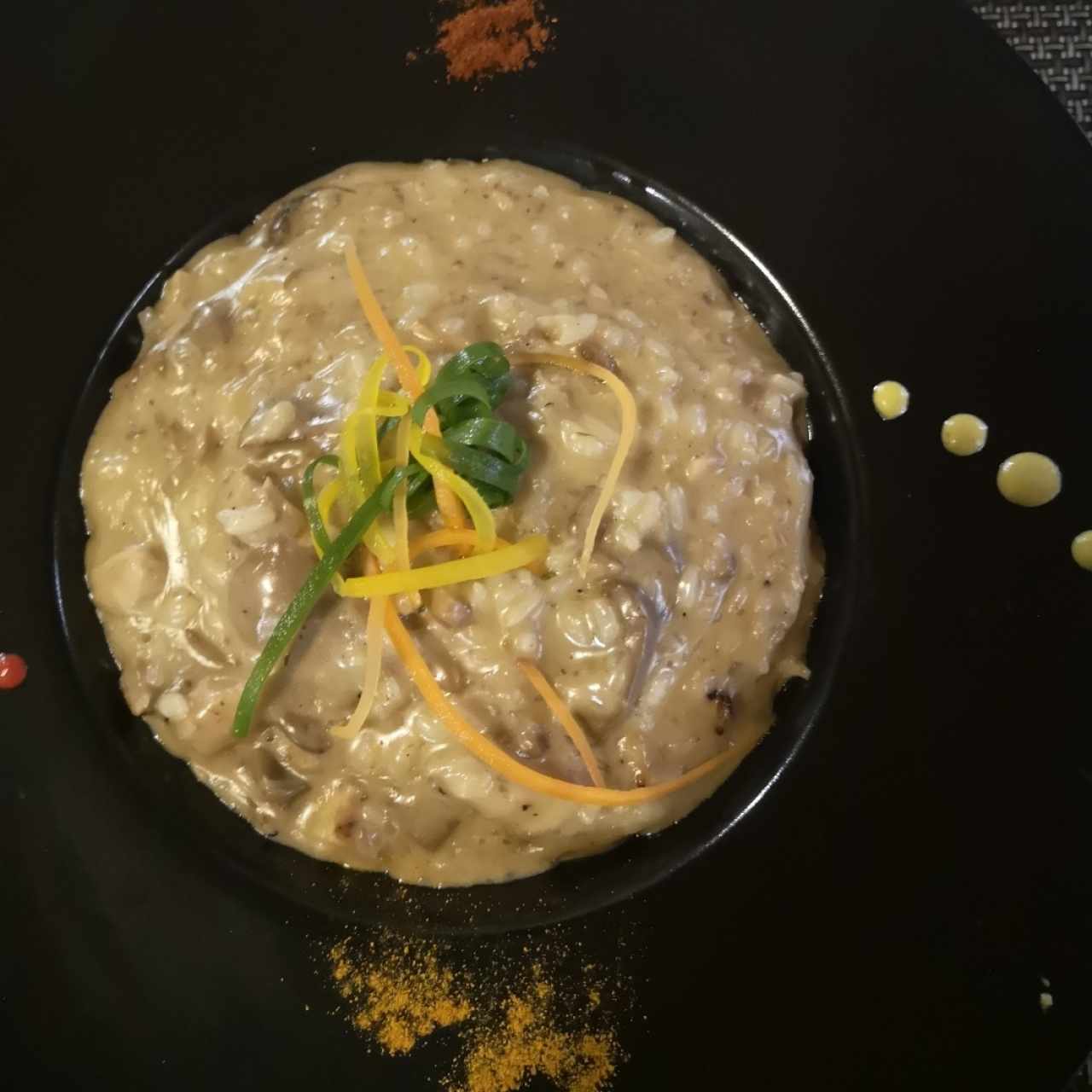 Risotto con hongos