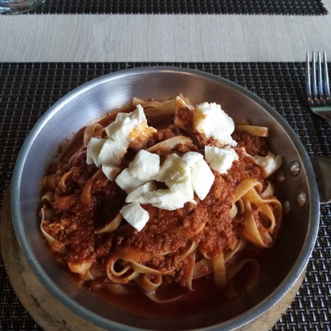 Fettuccine a la Bolognesa