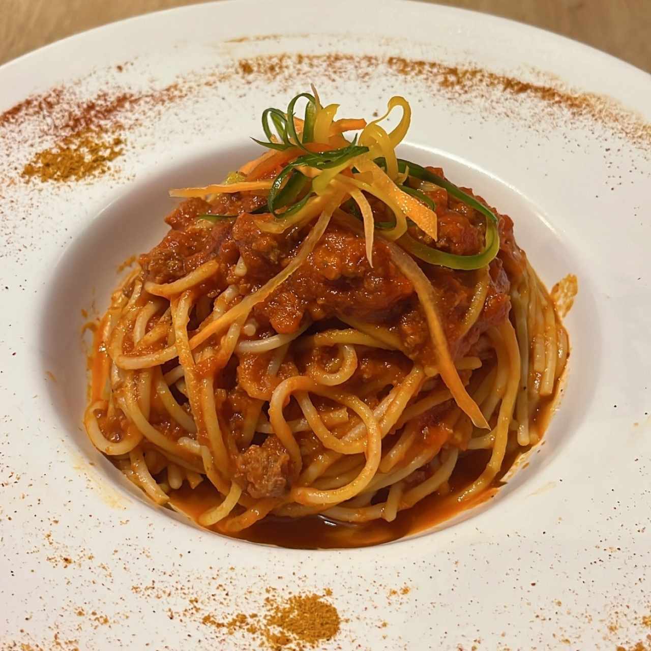 Spaguetti a la boloñesa