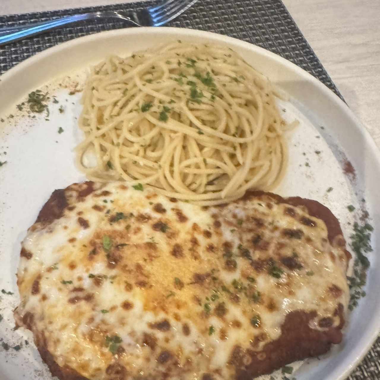 Milanesa de Pollo a la Parmesana