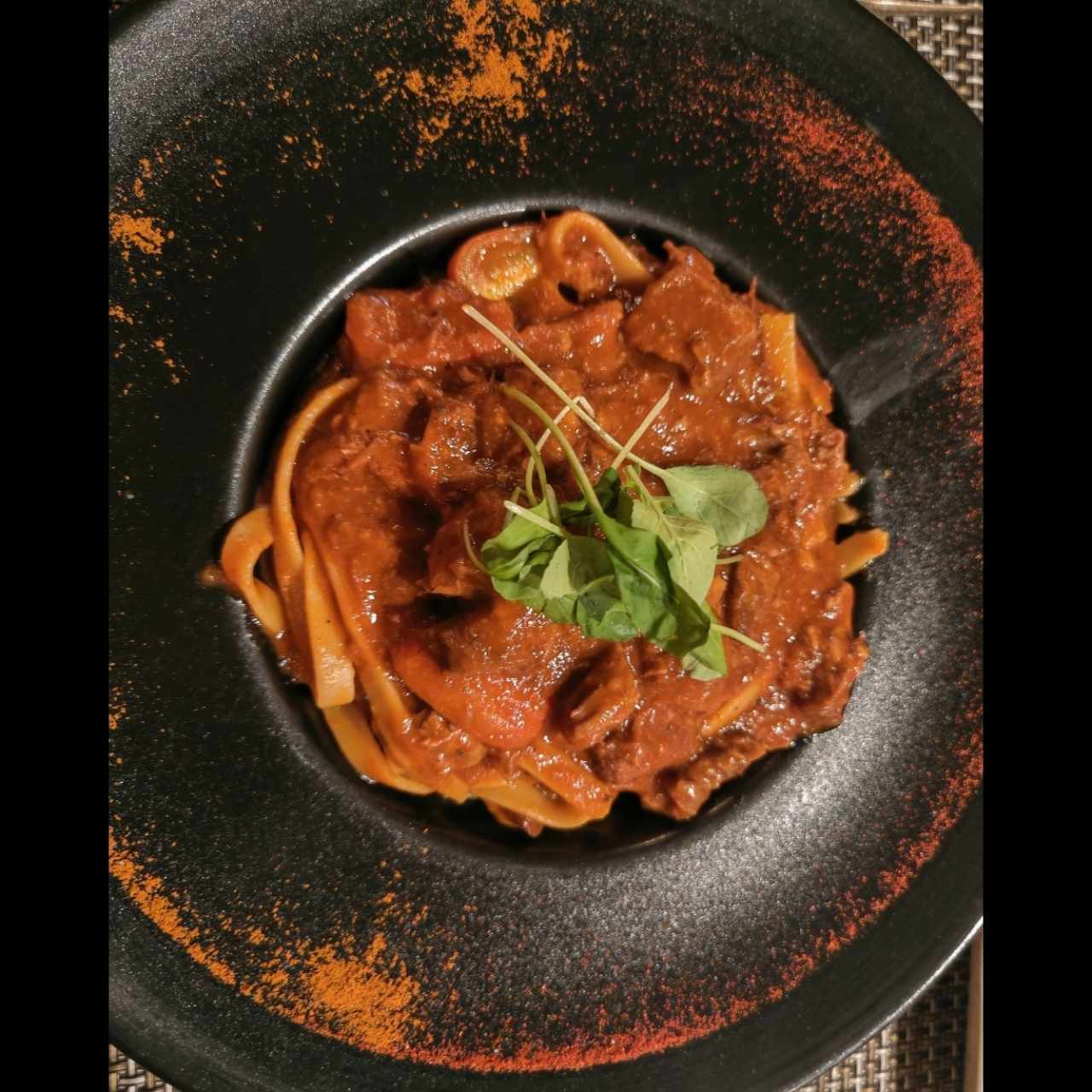 Fettucini en Estofado de Shorts Ribs 