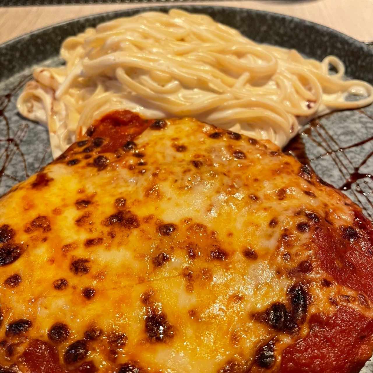 Milanesa de Pollo a la parmesiana