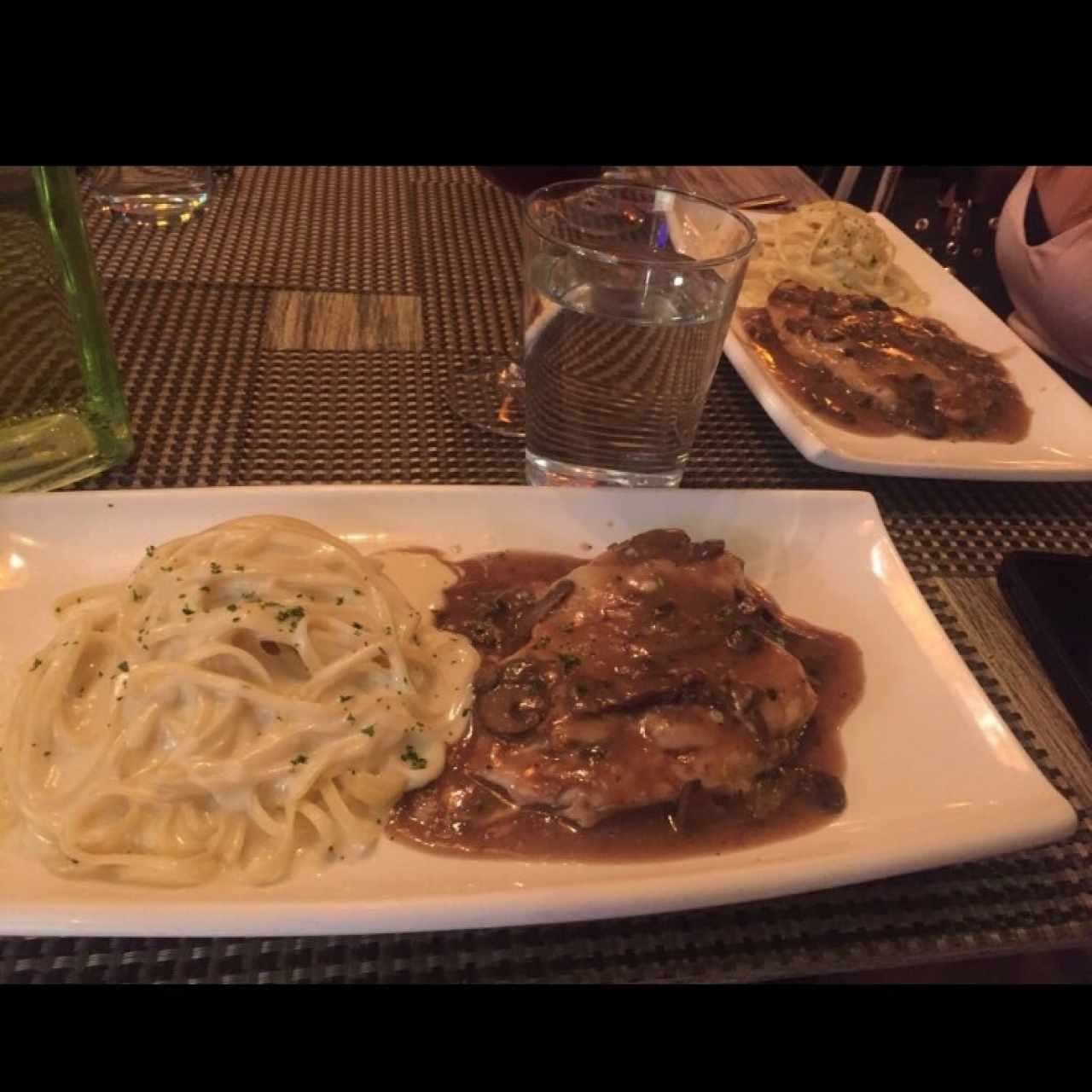 Cartoccio de Pollo con Pasta a la Crema