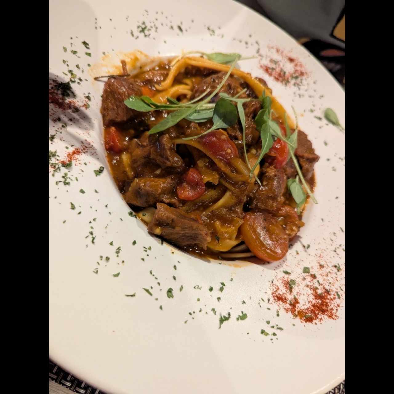fetuccini osobuco