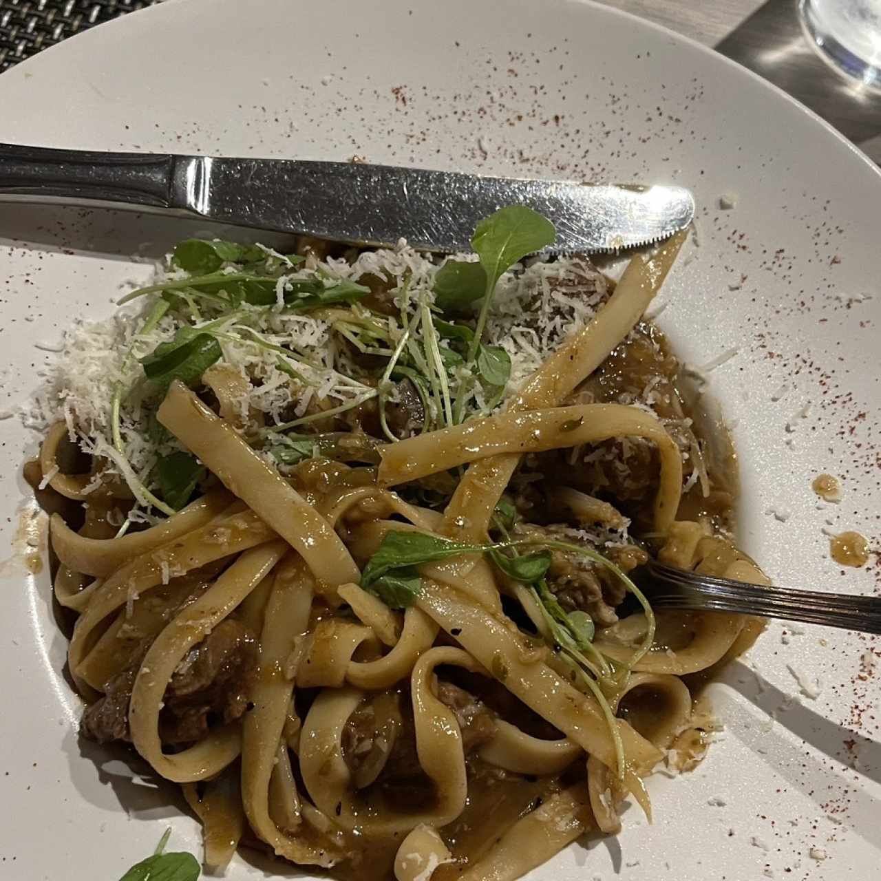 Fetuccini en Osobucco Deshuesado