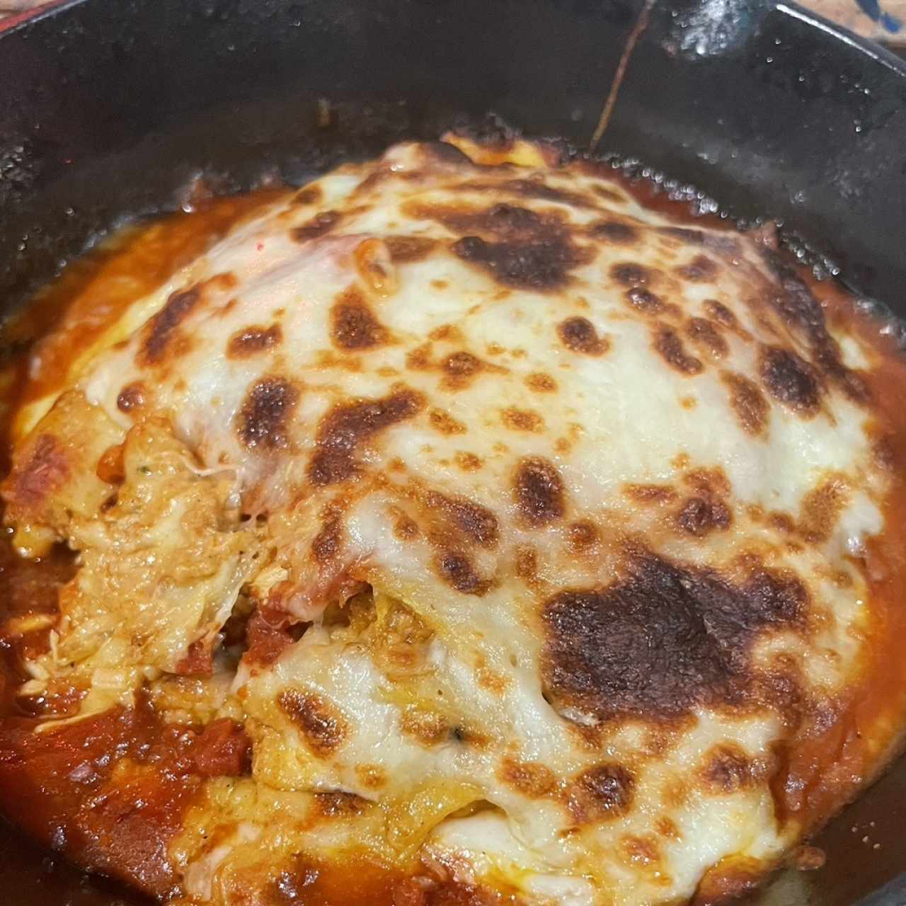 Lasagna de pollo