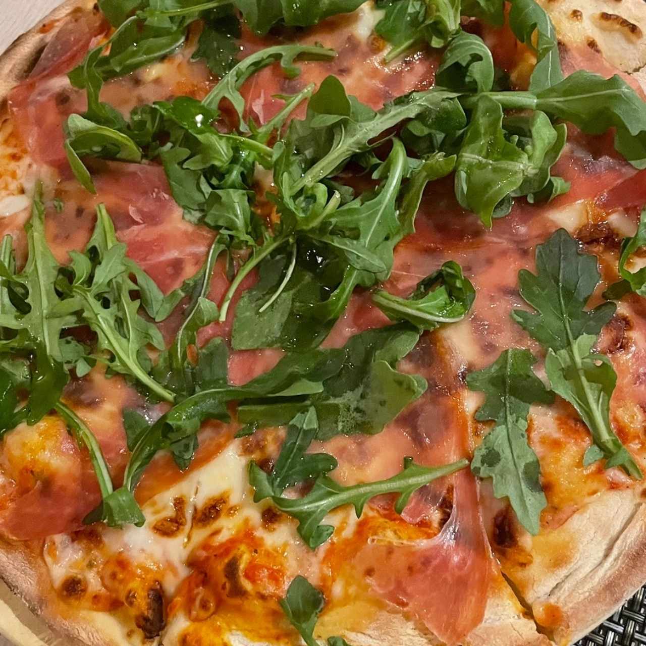 pizza de prosciutto