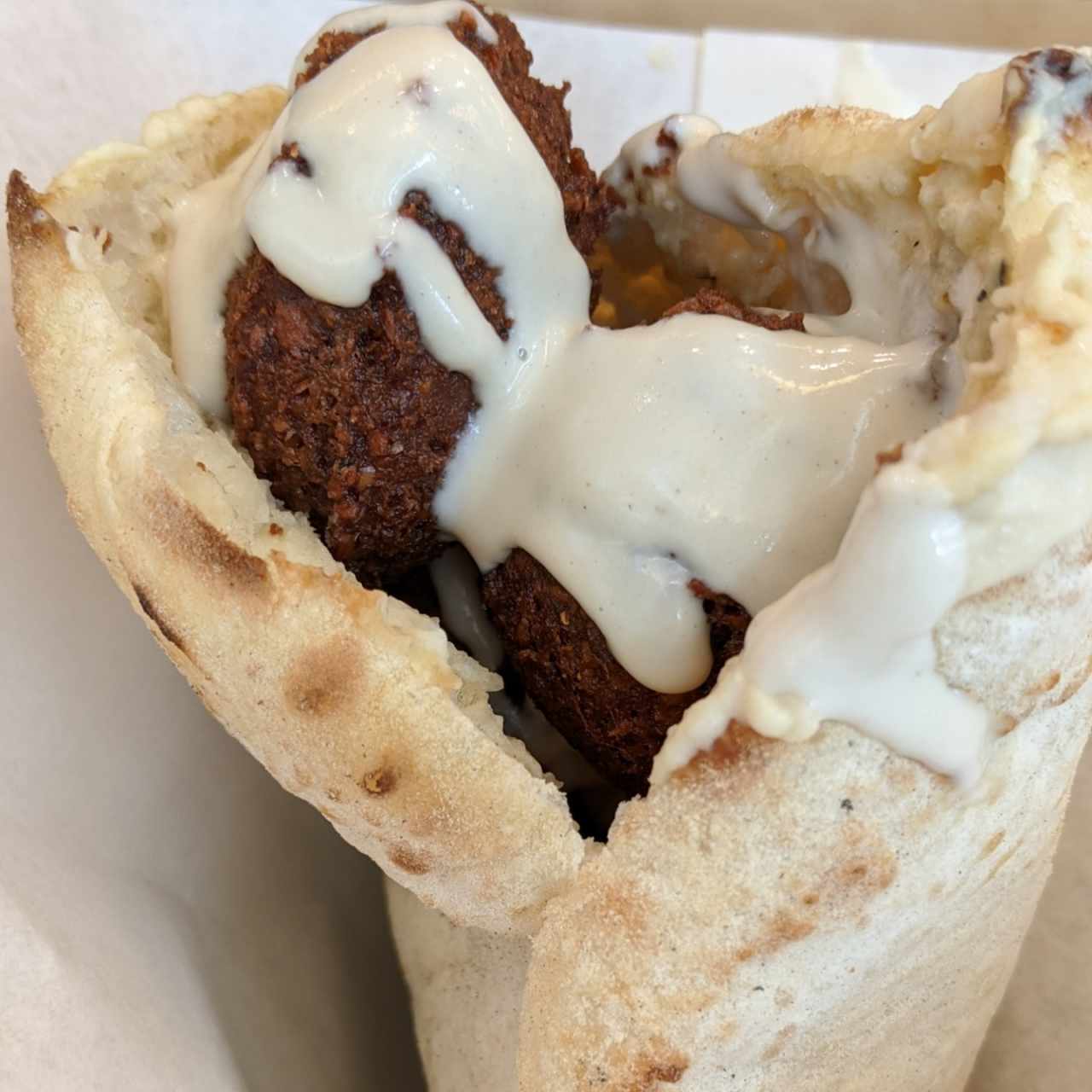 Pita falafel