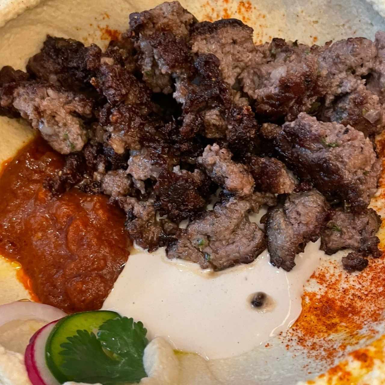 Hummus - Carne