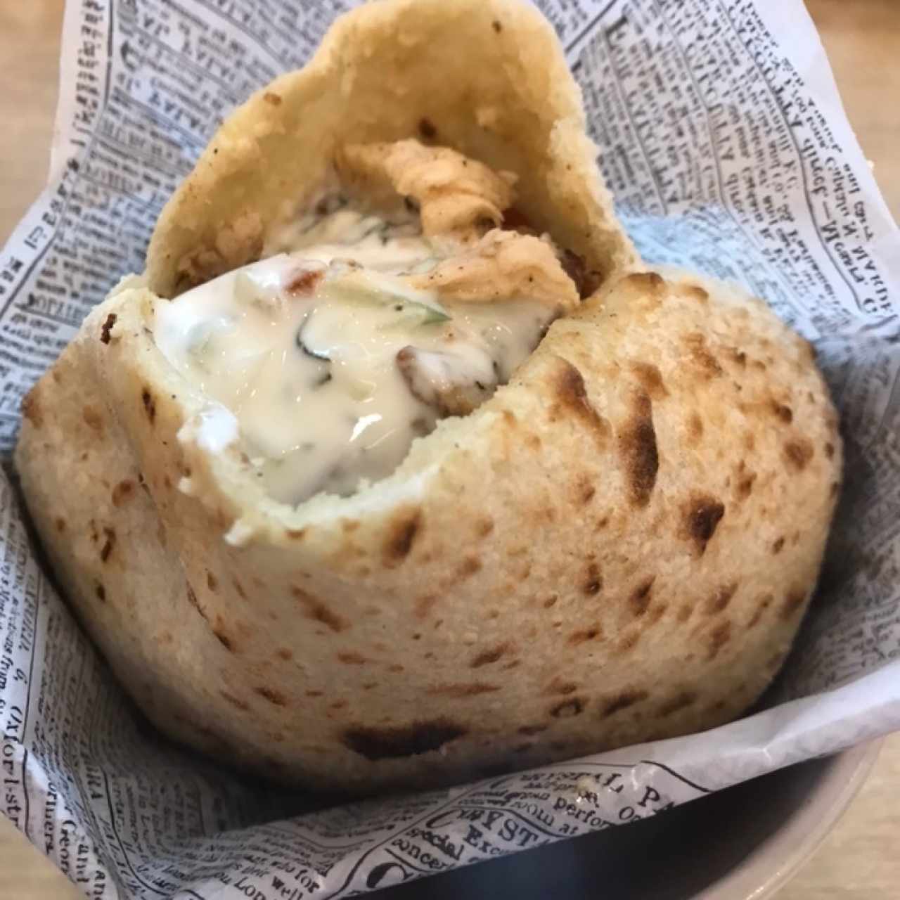 Pita Sándwich - Pechuga de Pollo