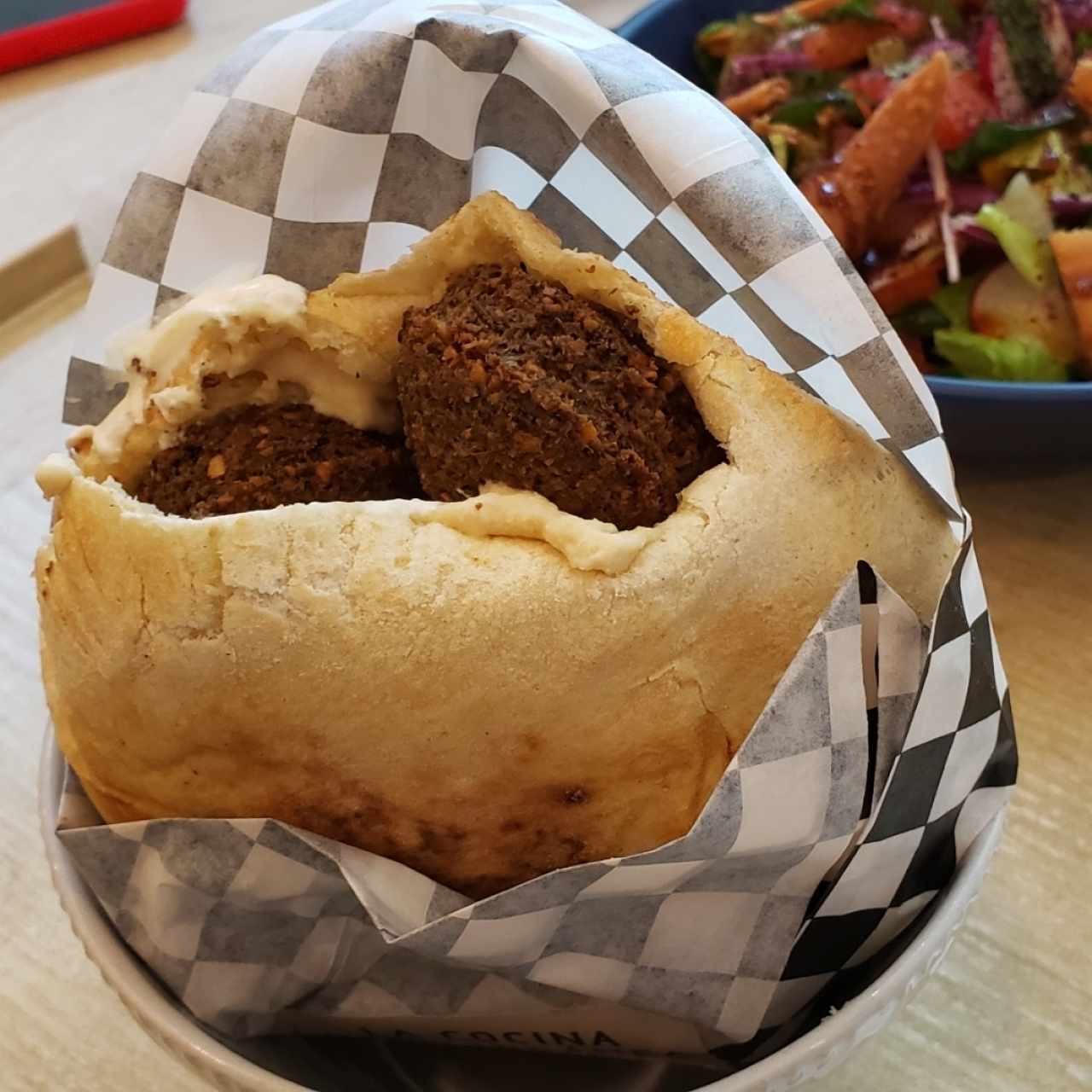 Pita Sándwich - Falafel