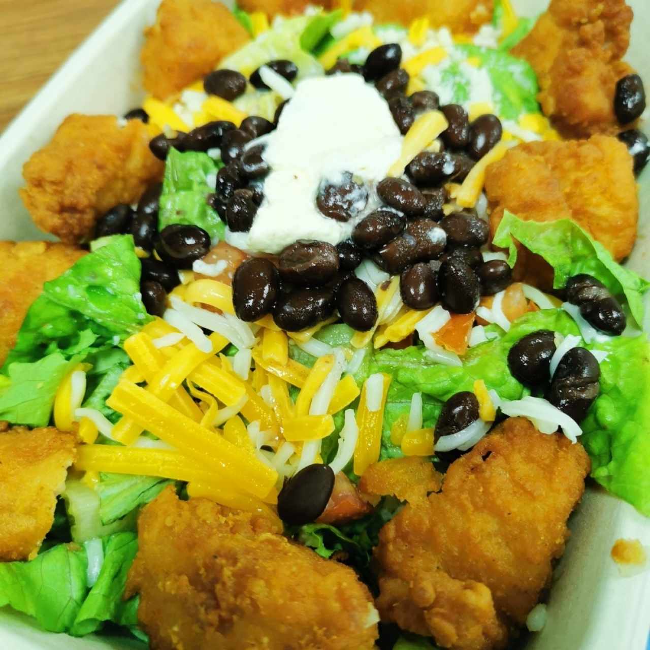 Chicken tender bowl