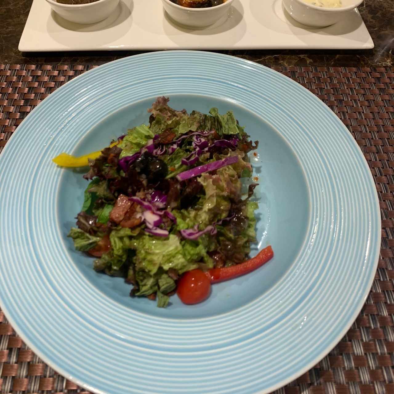 Ensalada en Menu para 4