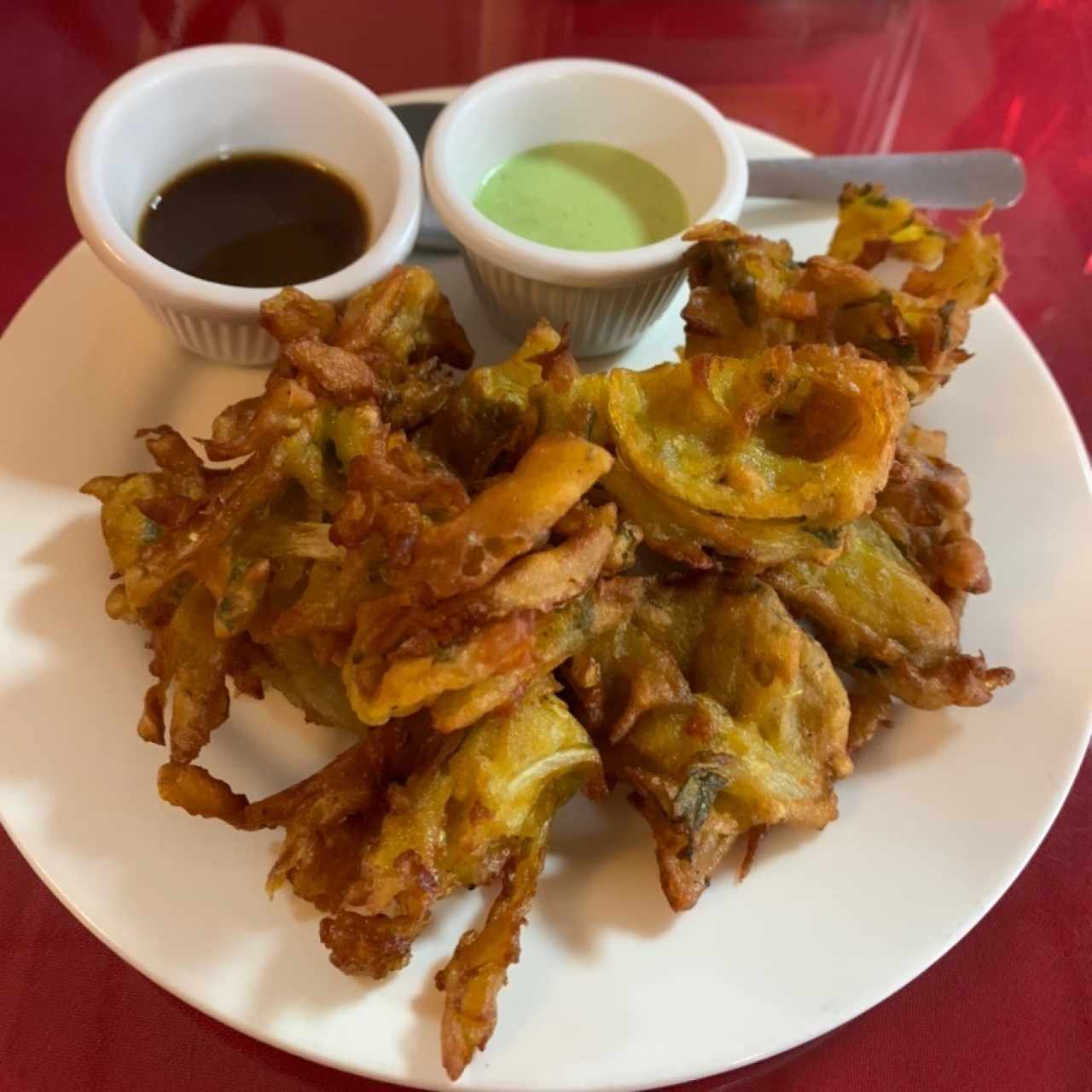 Entradas - Onion Pakora 😋 Deliciosas como siempre! 