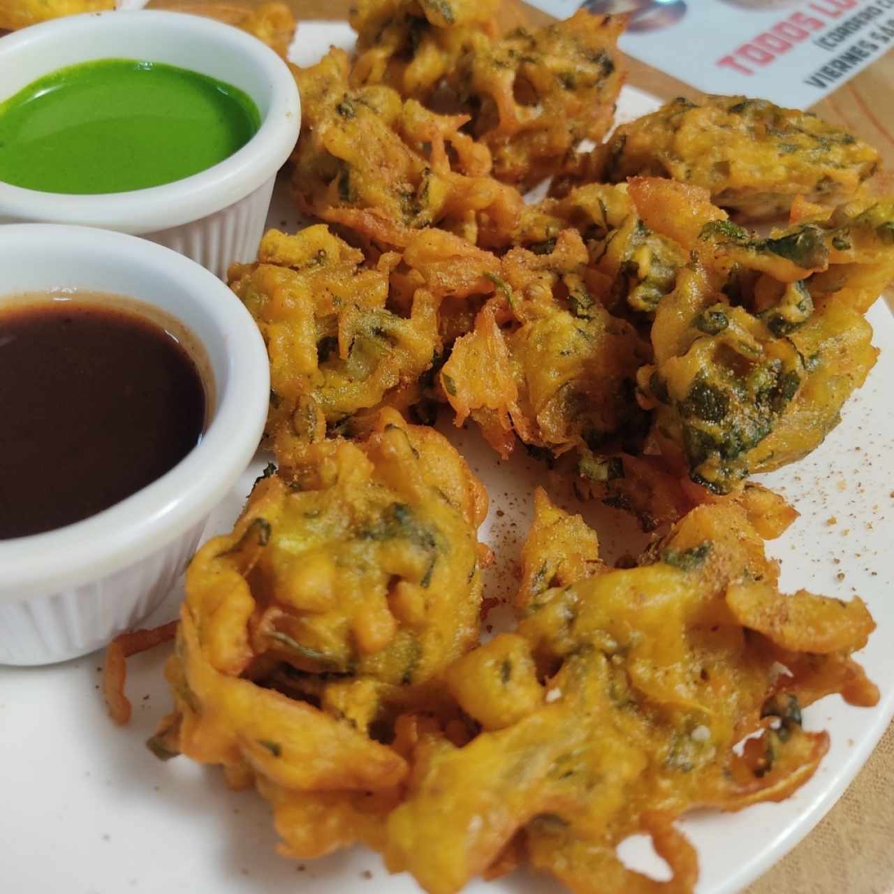 Entradas - Onion Pakora