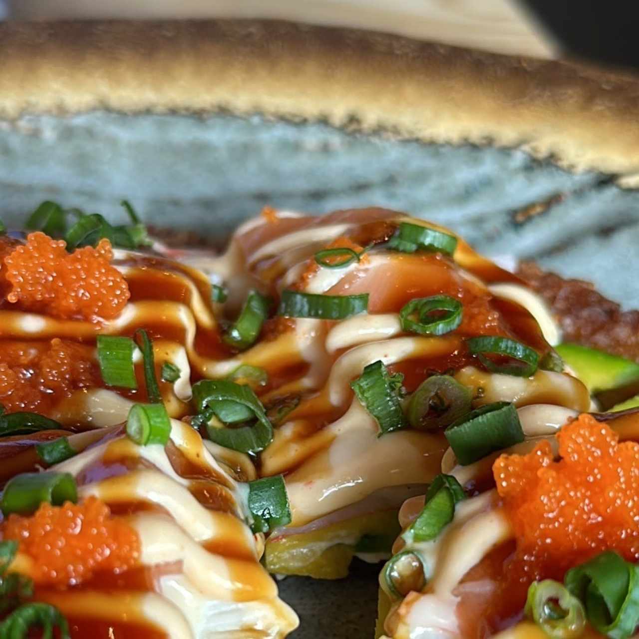 Sushi pizza 