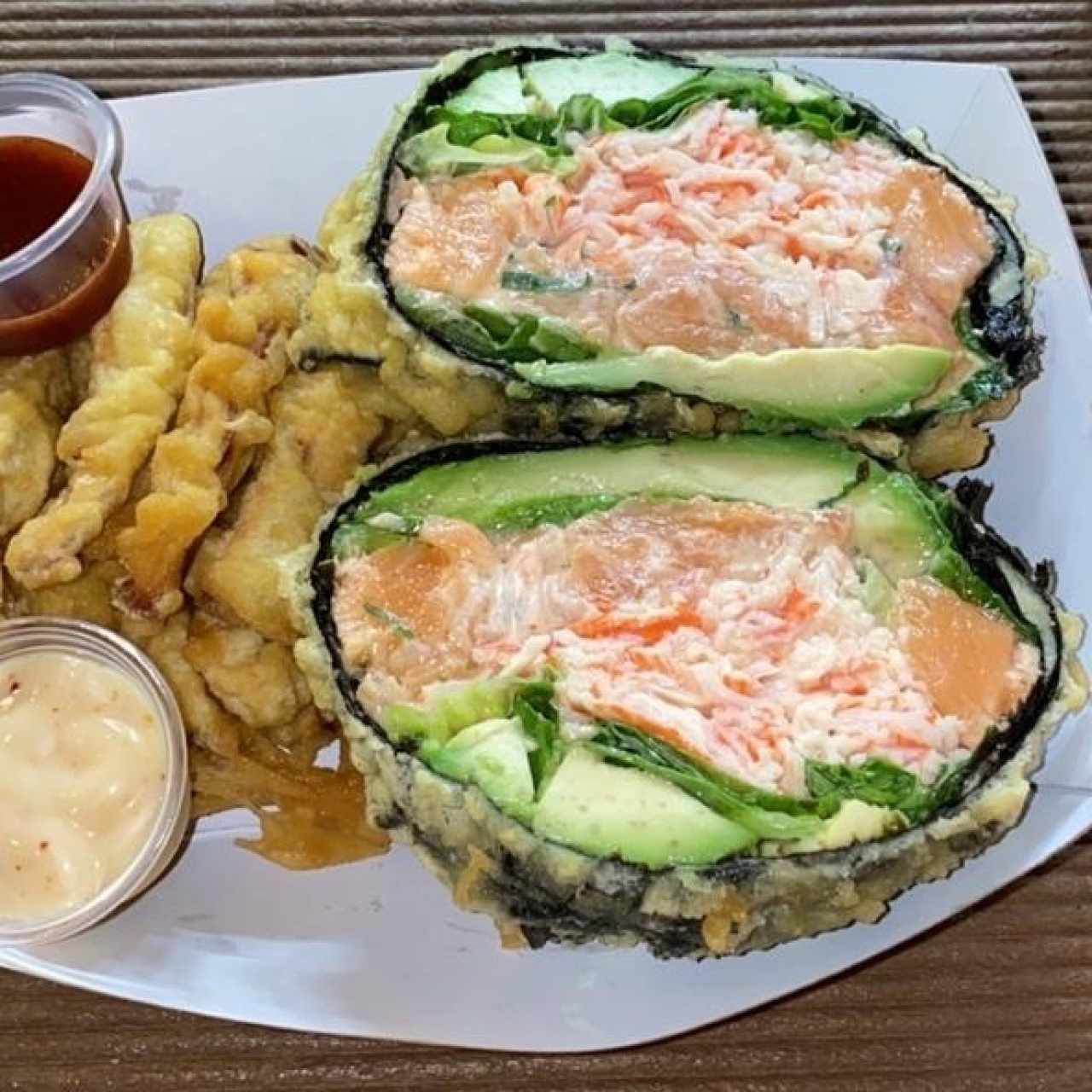 sushi burger