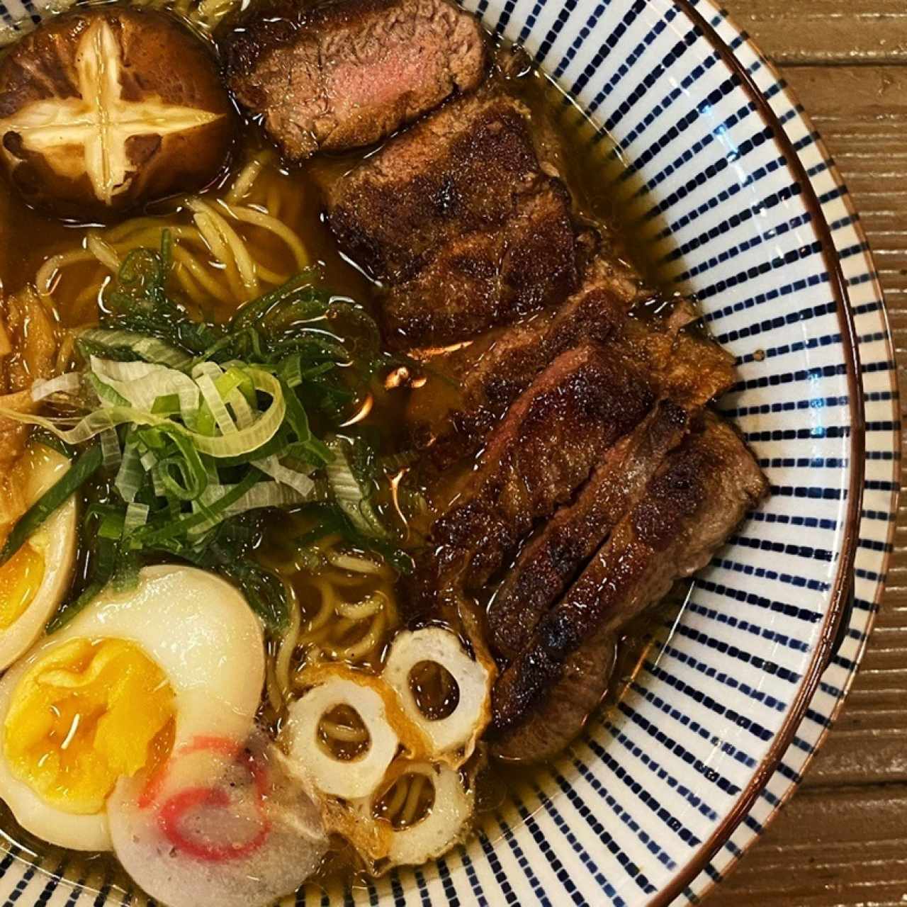 Plato Fuerte - Ramen Shoyu Ribeye