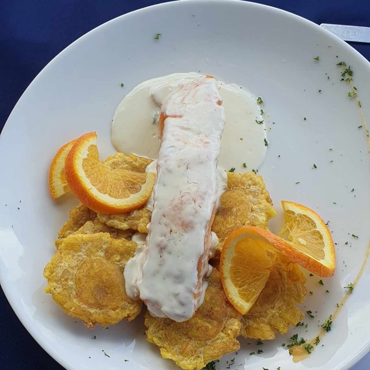 salmón a la naranja