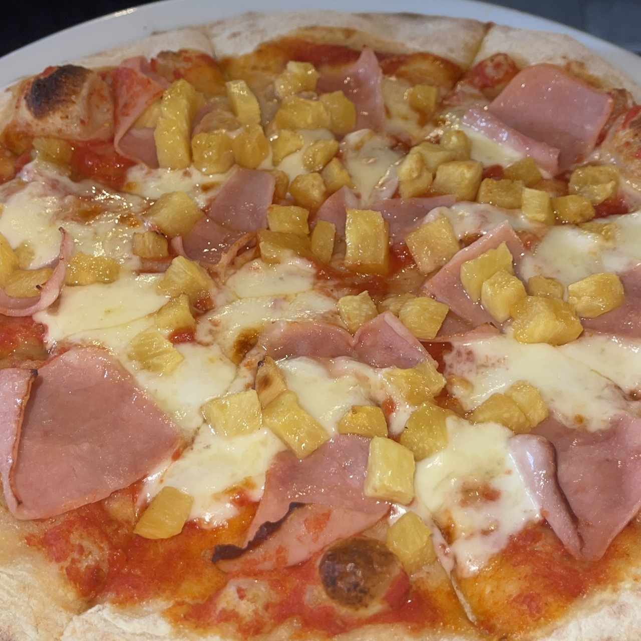 Pizza hawaiana