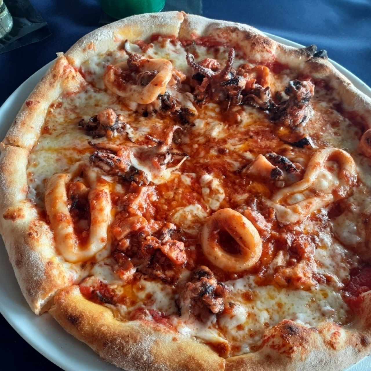 Pizza ai Frutti di Mare.