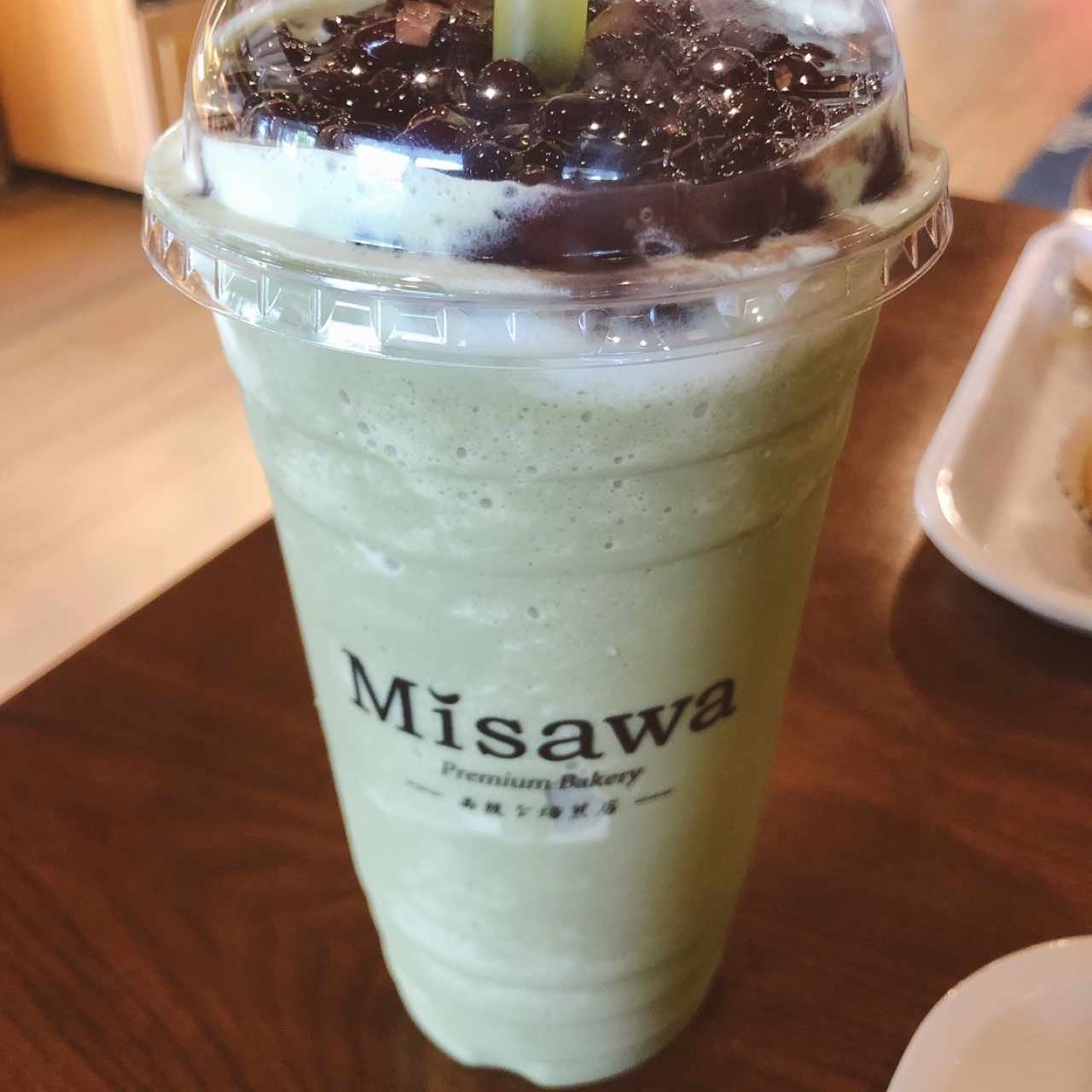 Reb Bean Matcha Milk Tea