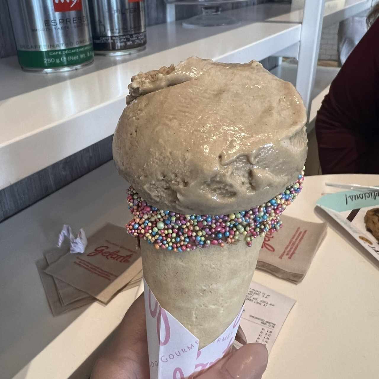 Helado de Ferrero con Cono recubierto