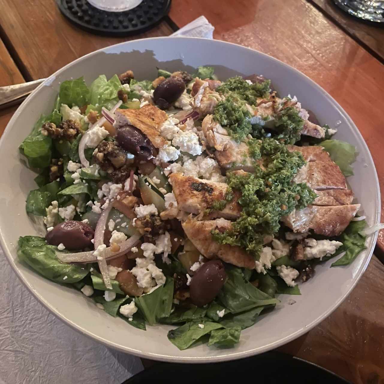 Ensalada con pollo 