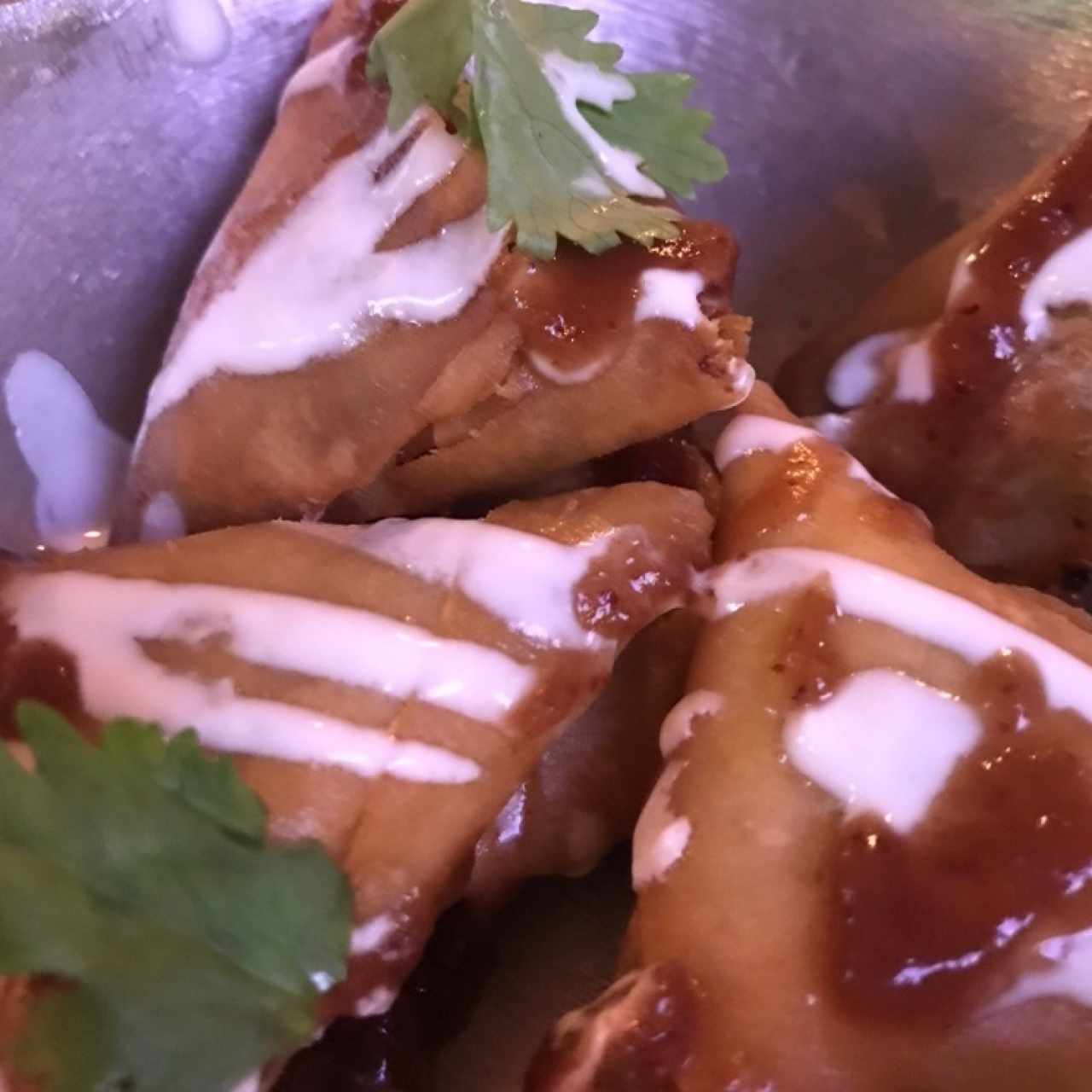 Somosas rellenas de papas