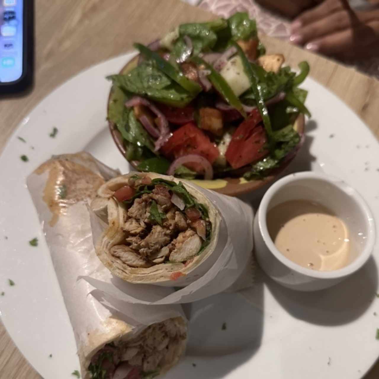 Shawarma de pollo 