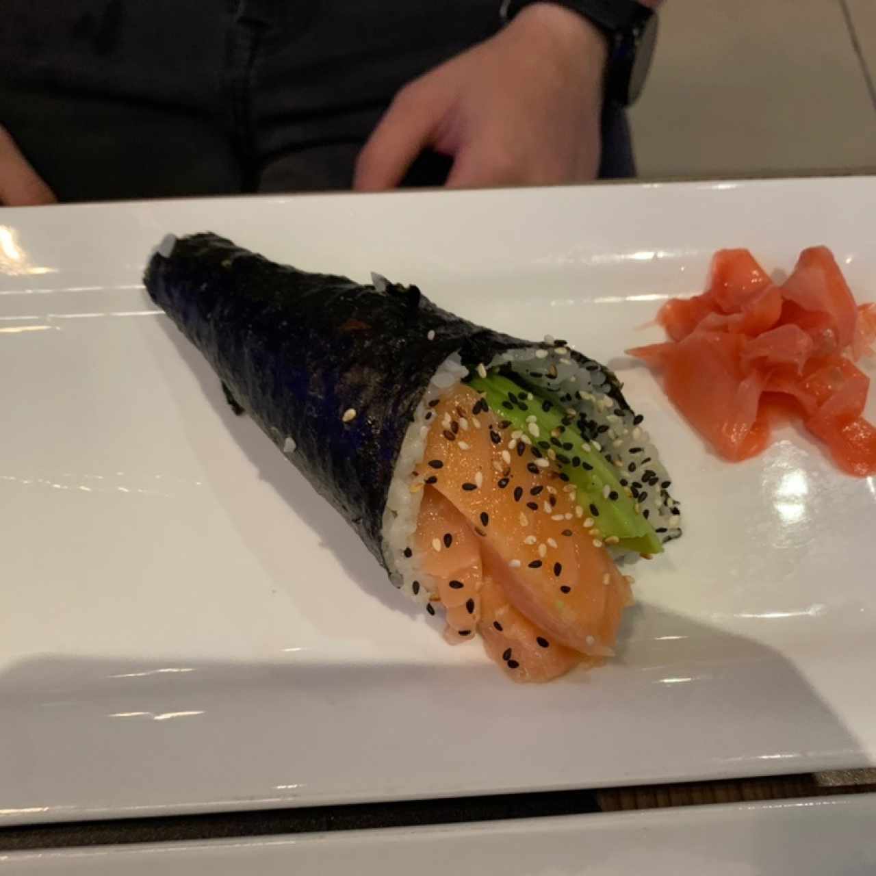 temaki de salmon