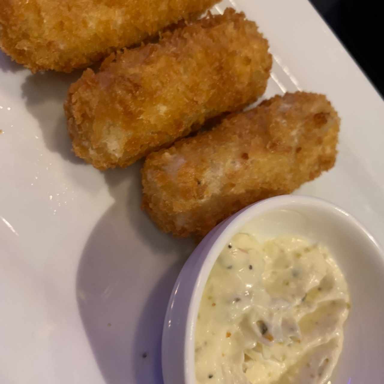 croquetas de cangrejo