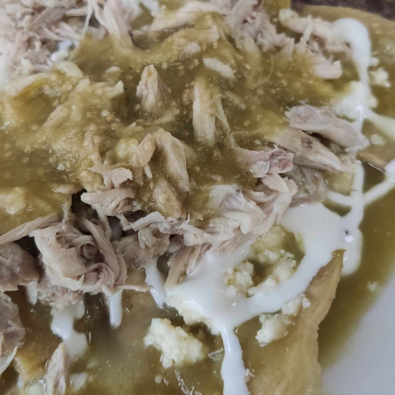 chilaquiles de pollo