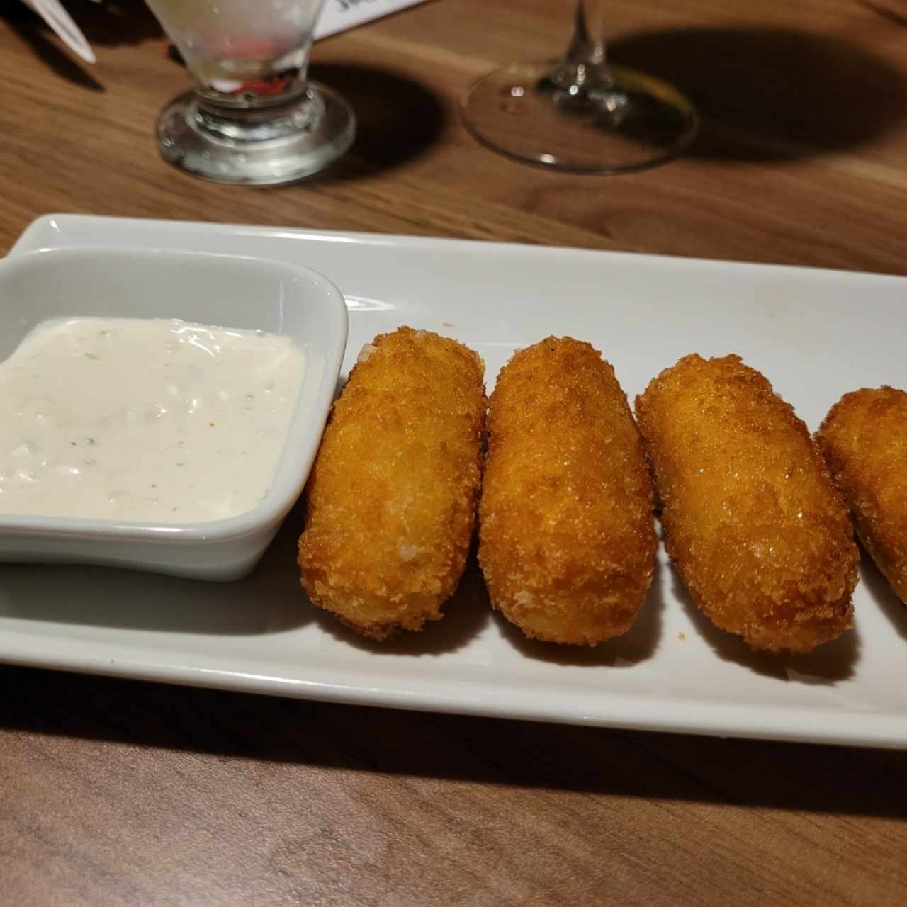 croquetas de cangrejo 