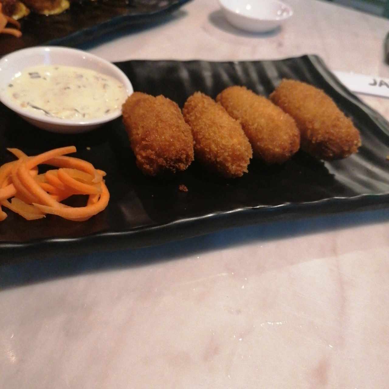 Croquetas de cangrejo