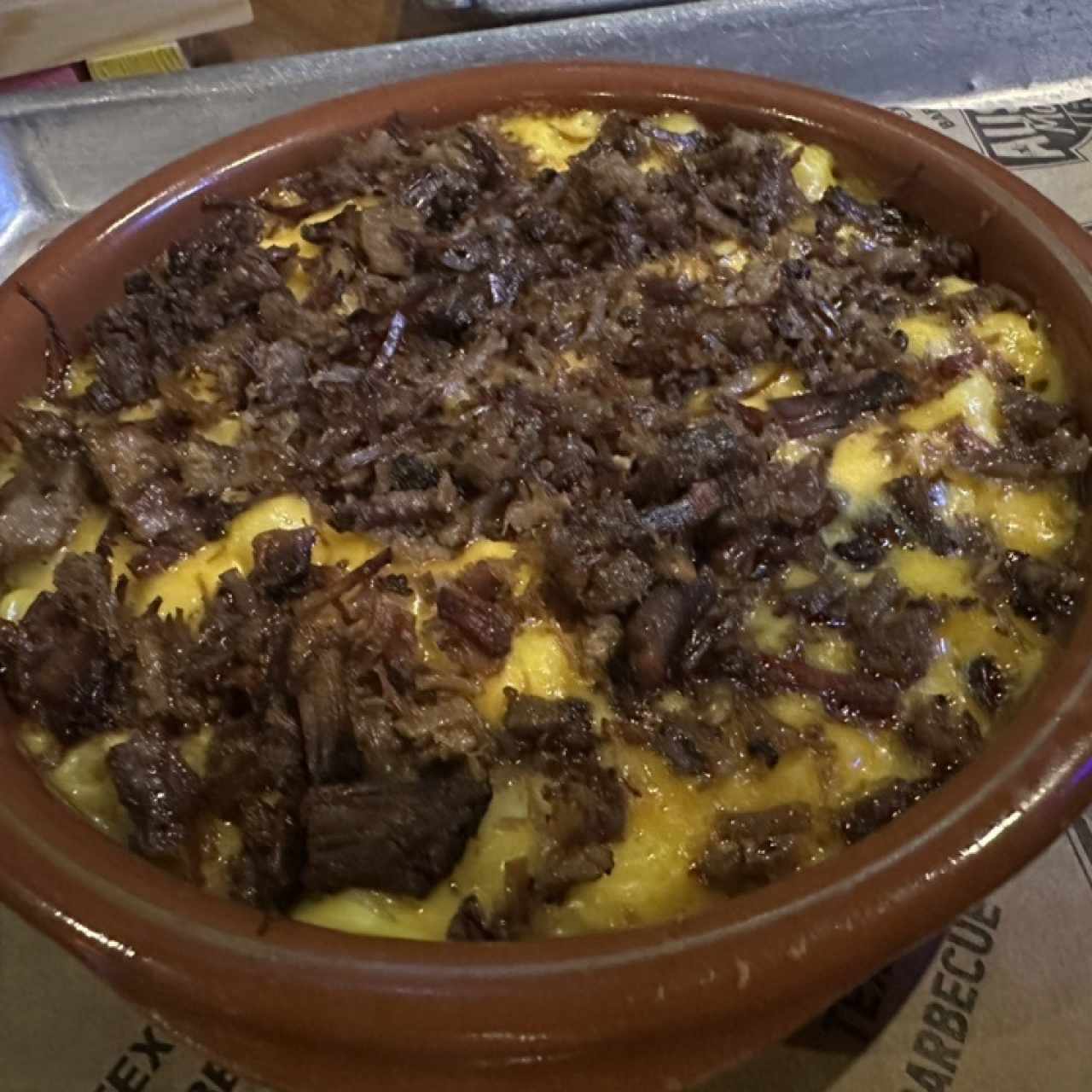 Brisket mac & cheese 