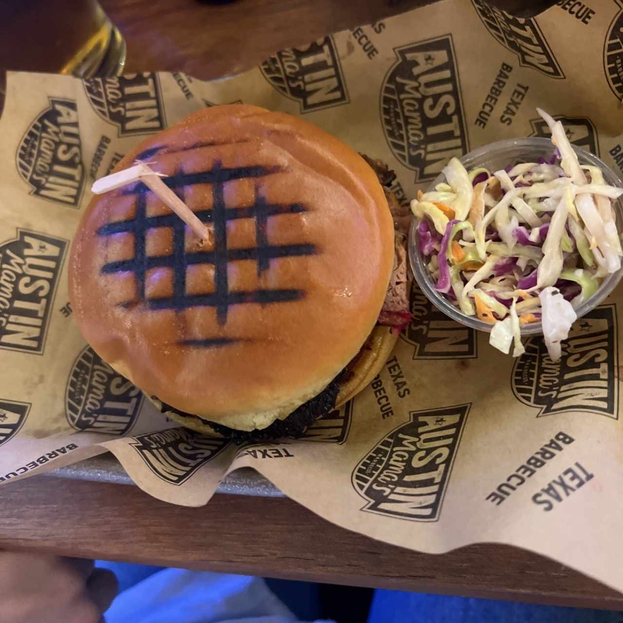Coleslaw brisket