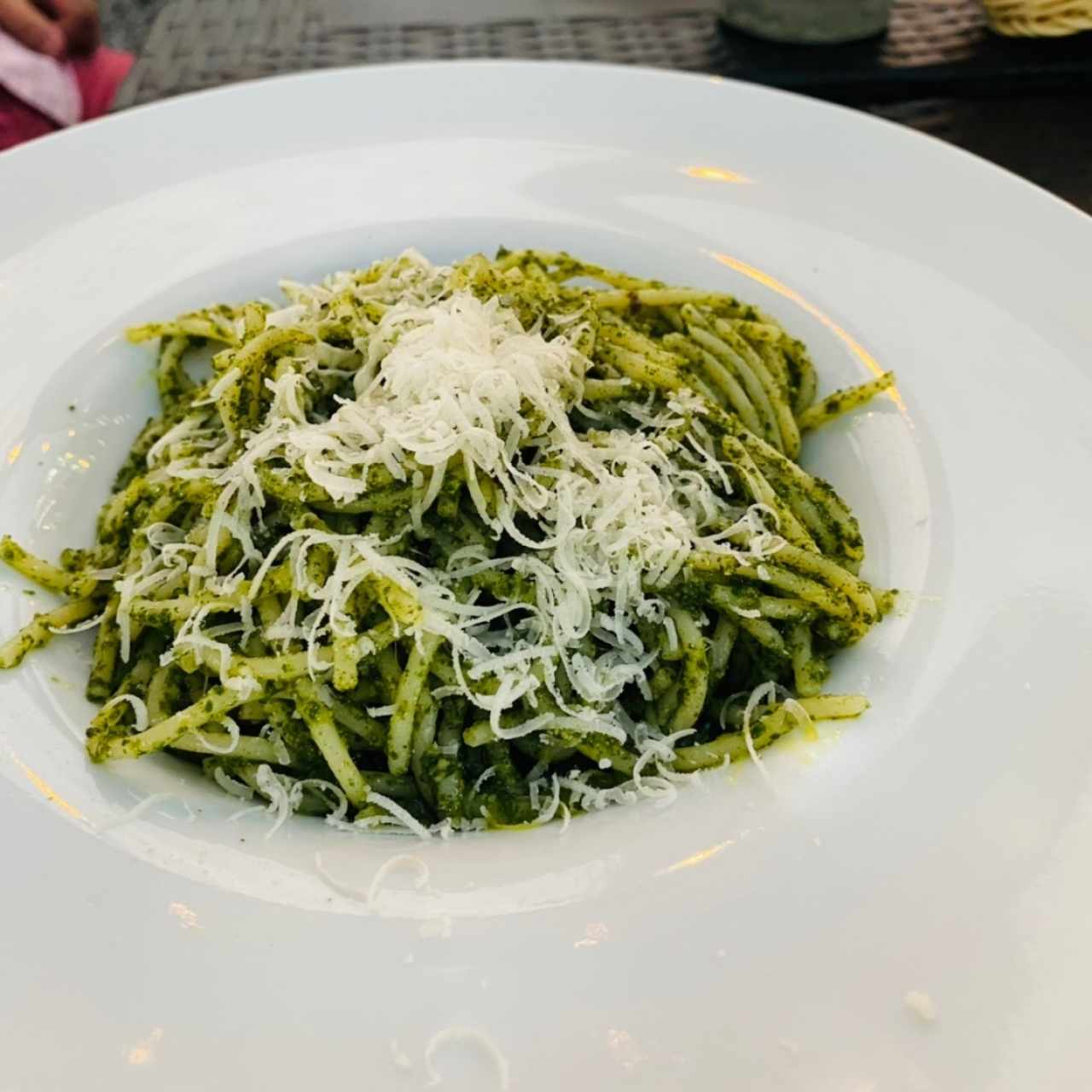 Spaguetti al Pesto