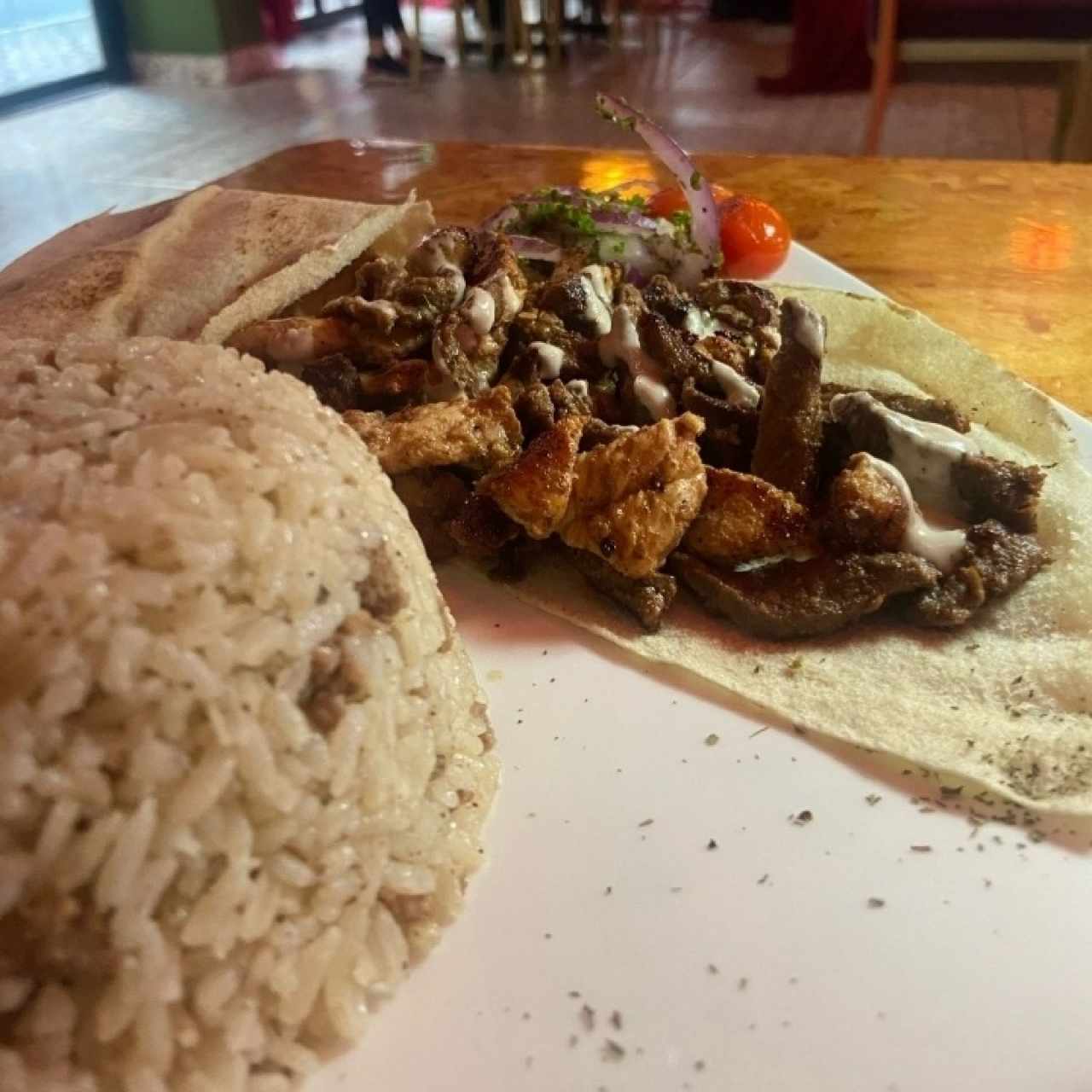 Shawarma de plató Mixto