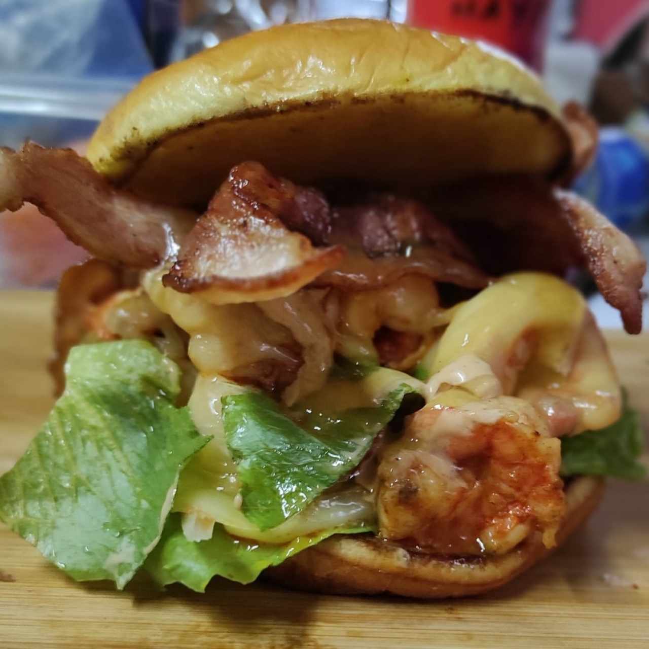 La Forrest Gump, hamburguesa de Camarones