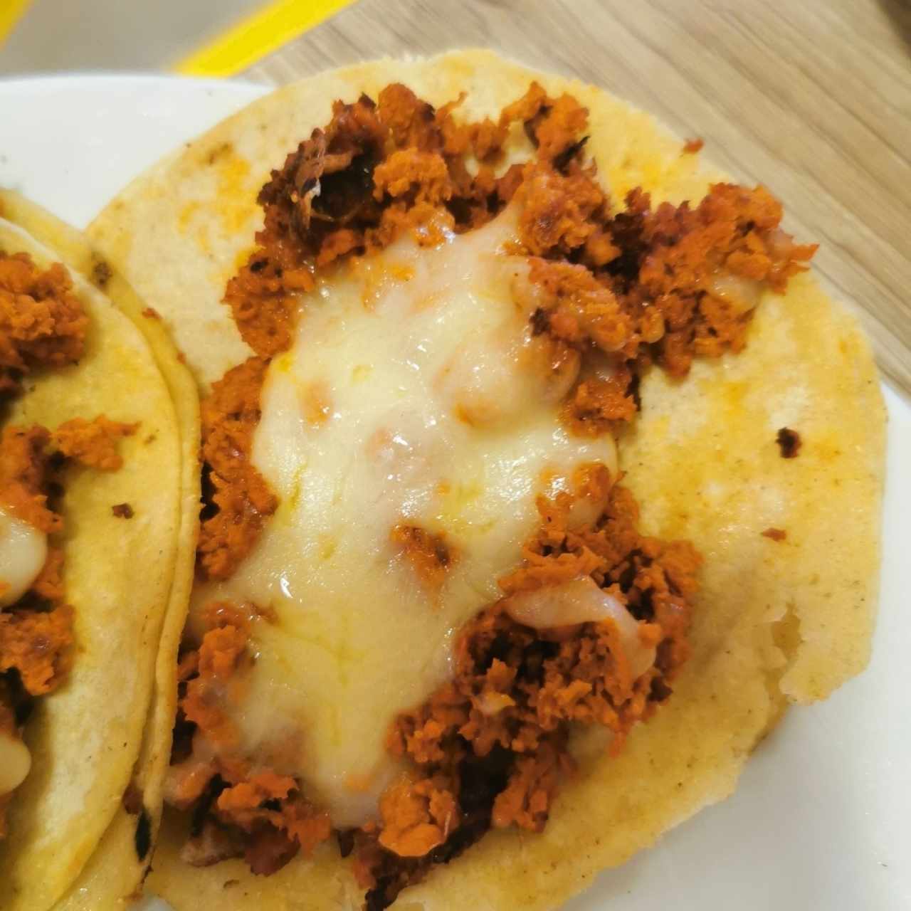 Tacos de Chicarron y Queso